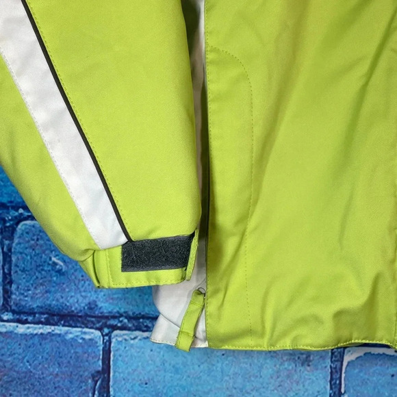 Junior Ski Jacket Size 12 Winter Coat DNA Descente North America Lime Green - Picture 7 of 11